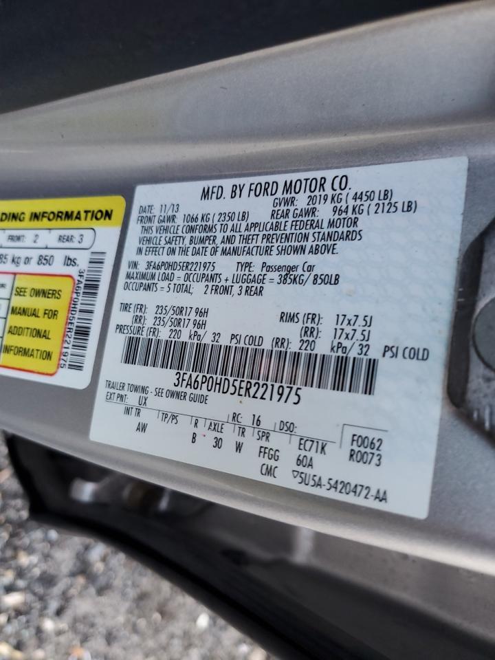 2014 FORD FUSION