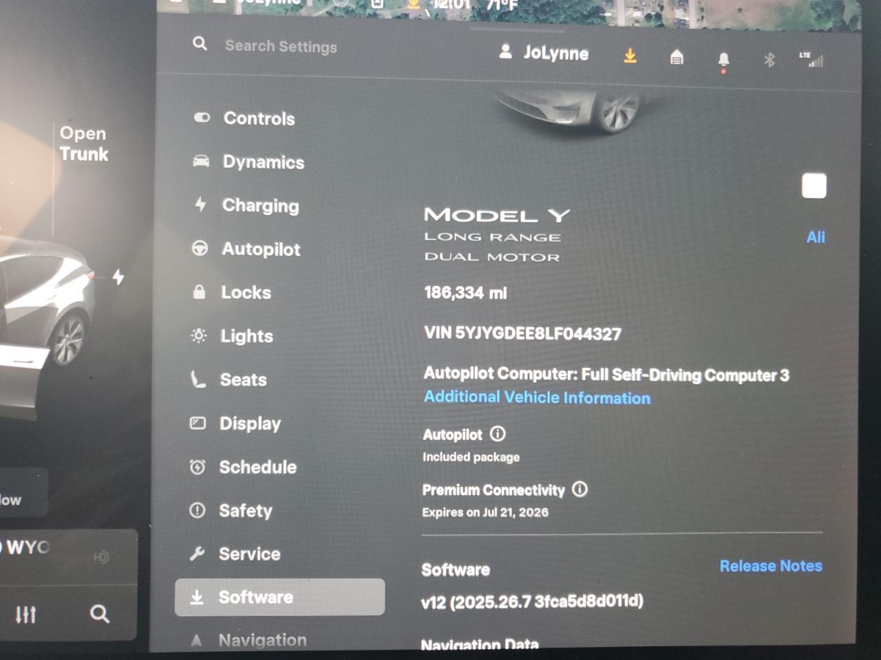 2020 TESLA MODEL Y
