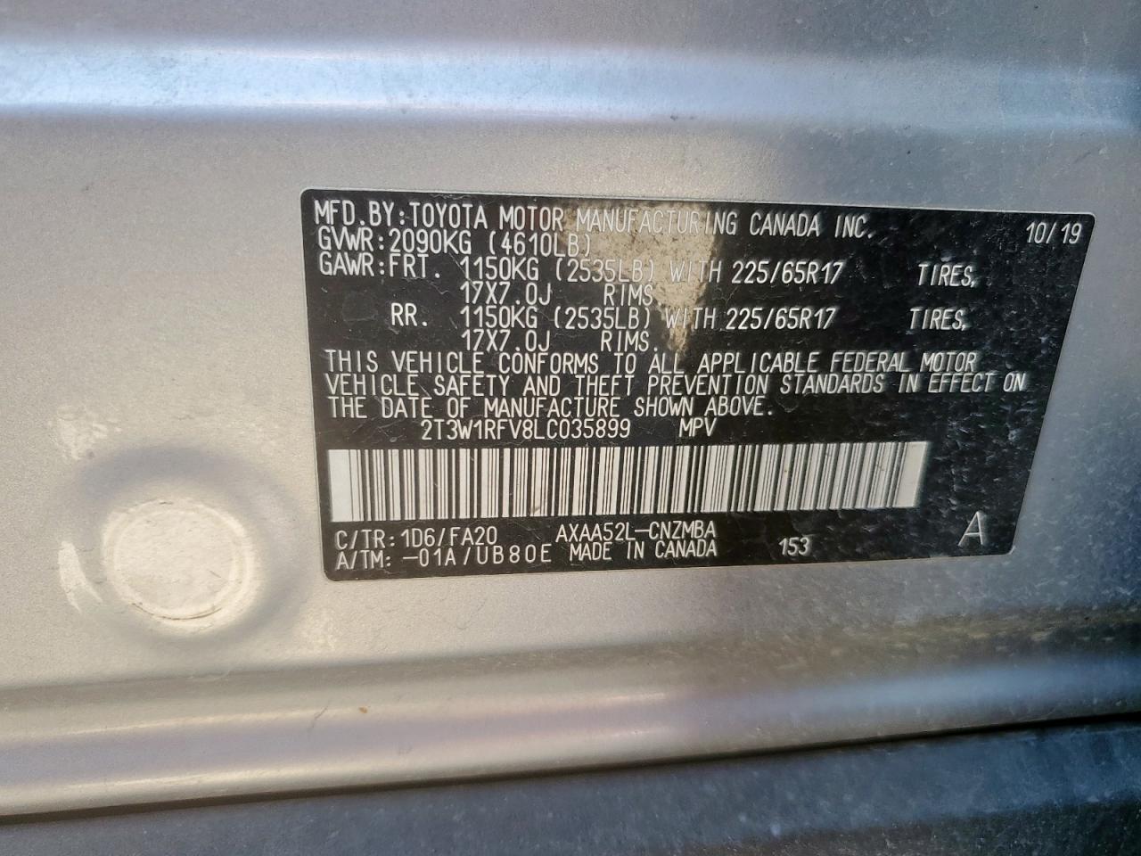 2020 TOYOTA RAV4