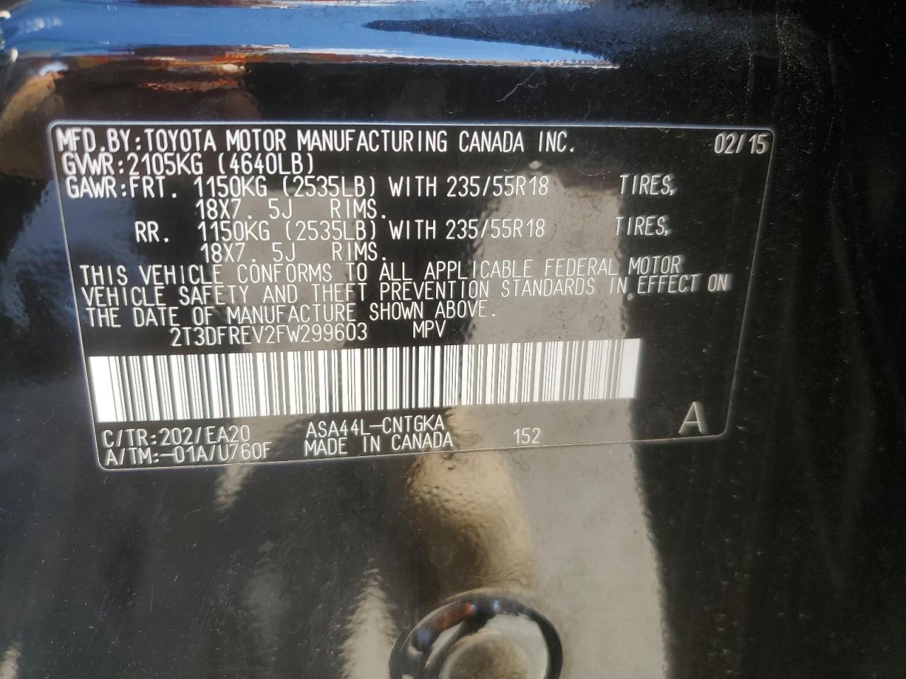 2015 TOYOTA RAV4