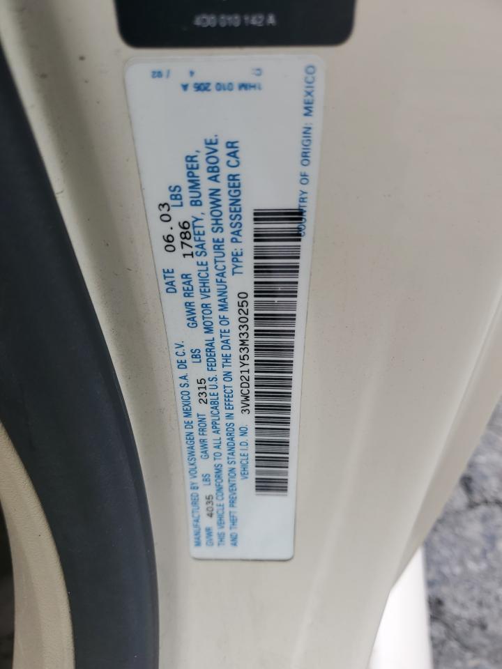 2003 VOLKSWAGEN Beetle