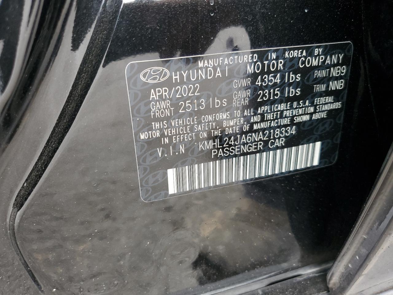 2022 HYUNDAI SONATA