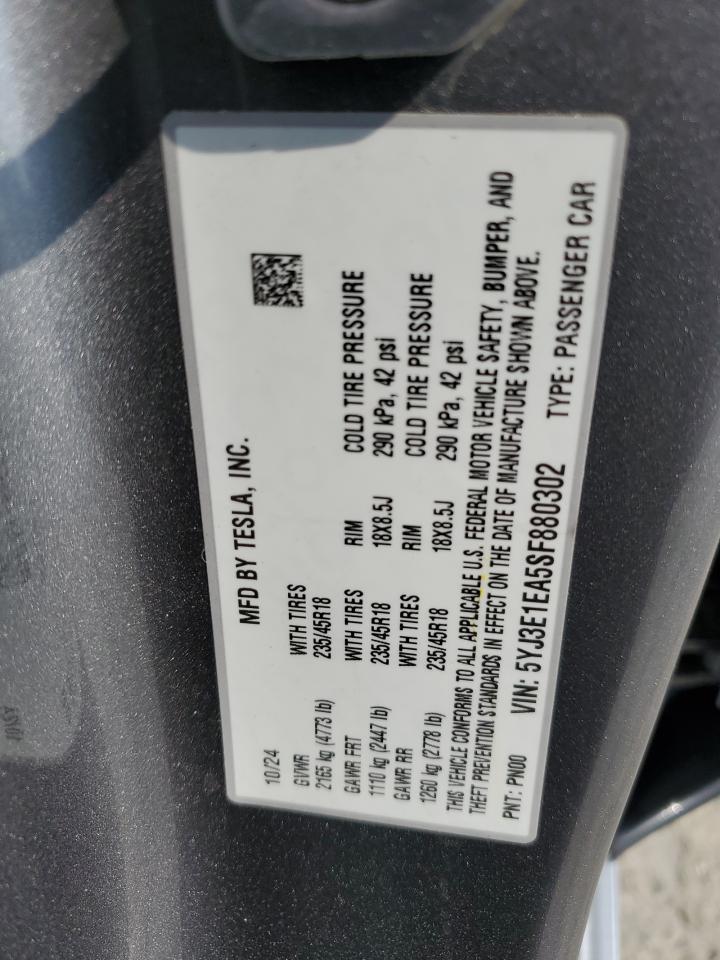 2025 TESLA MODEL 3