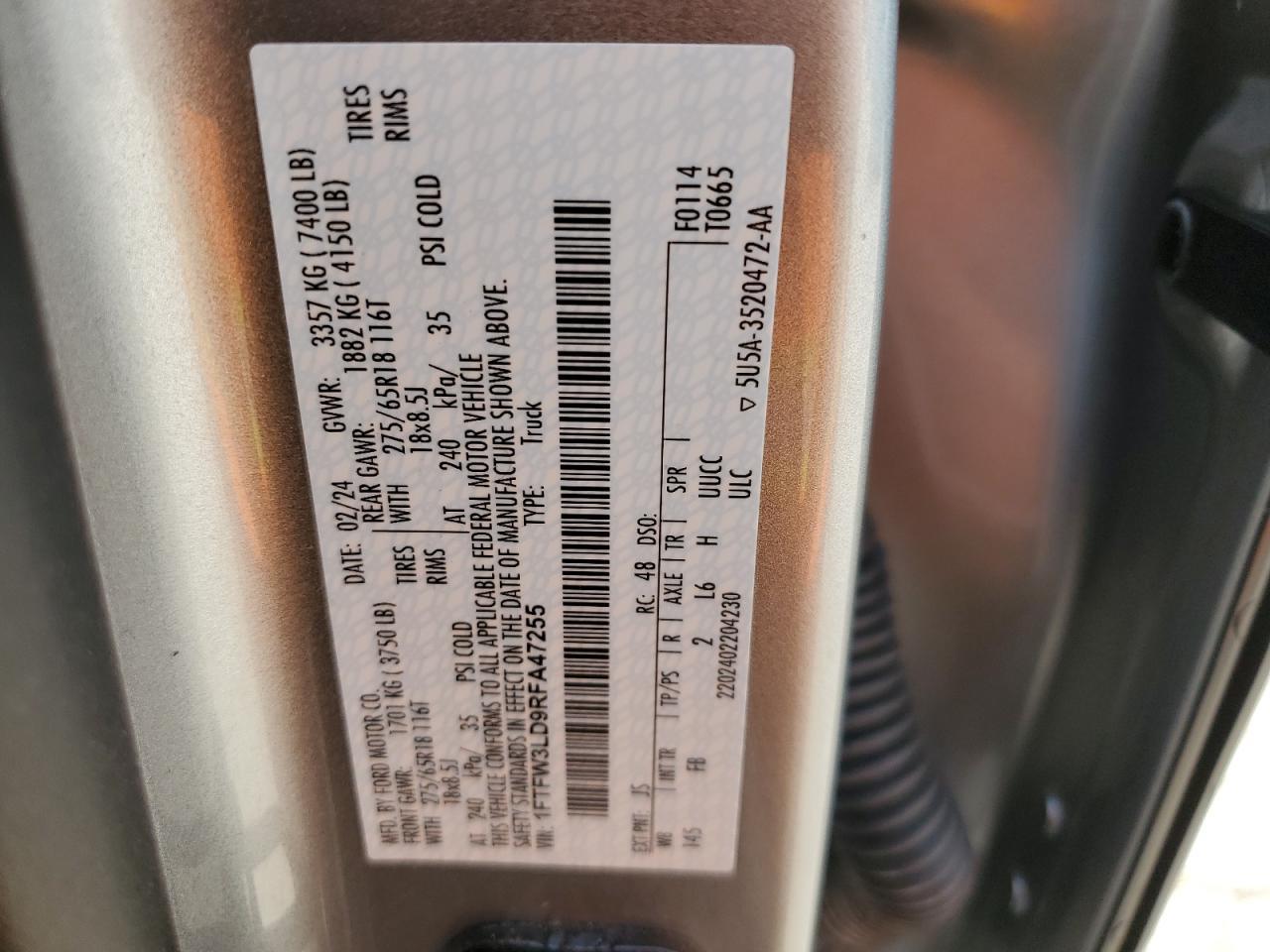 2024 FORD F-150