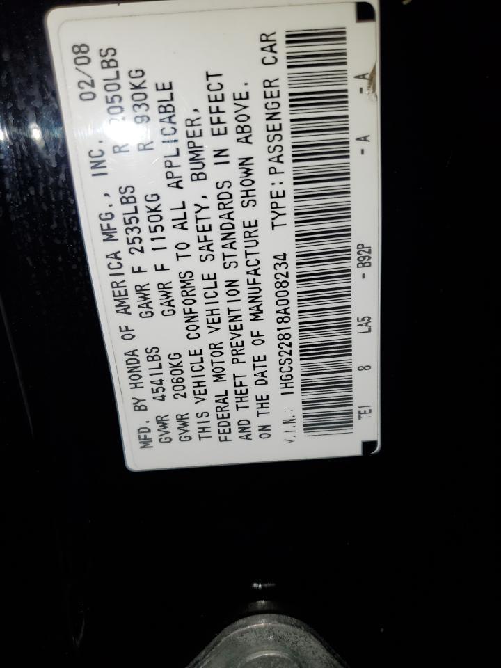 2008 HONDA ACCORD
