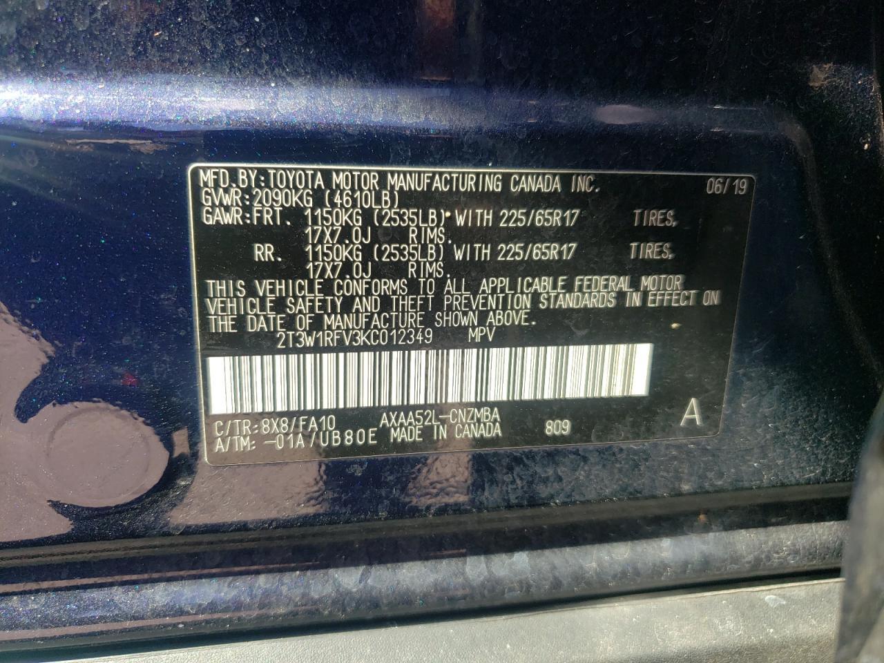 2019 TOYOTA RAV4