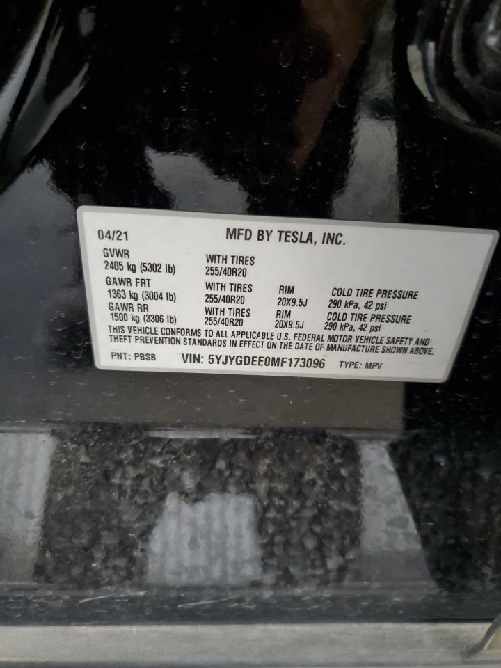 2021 TESLA MODEL Y