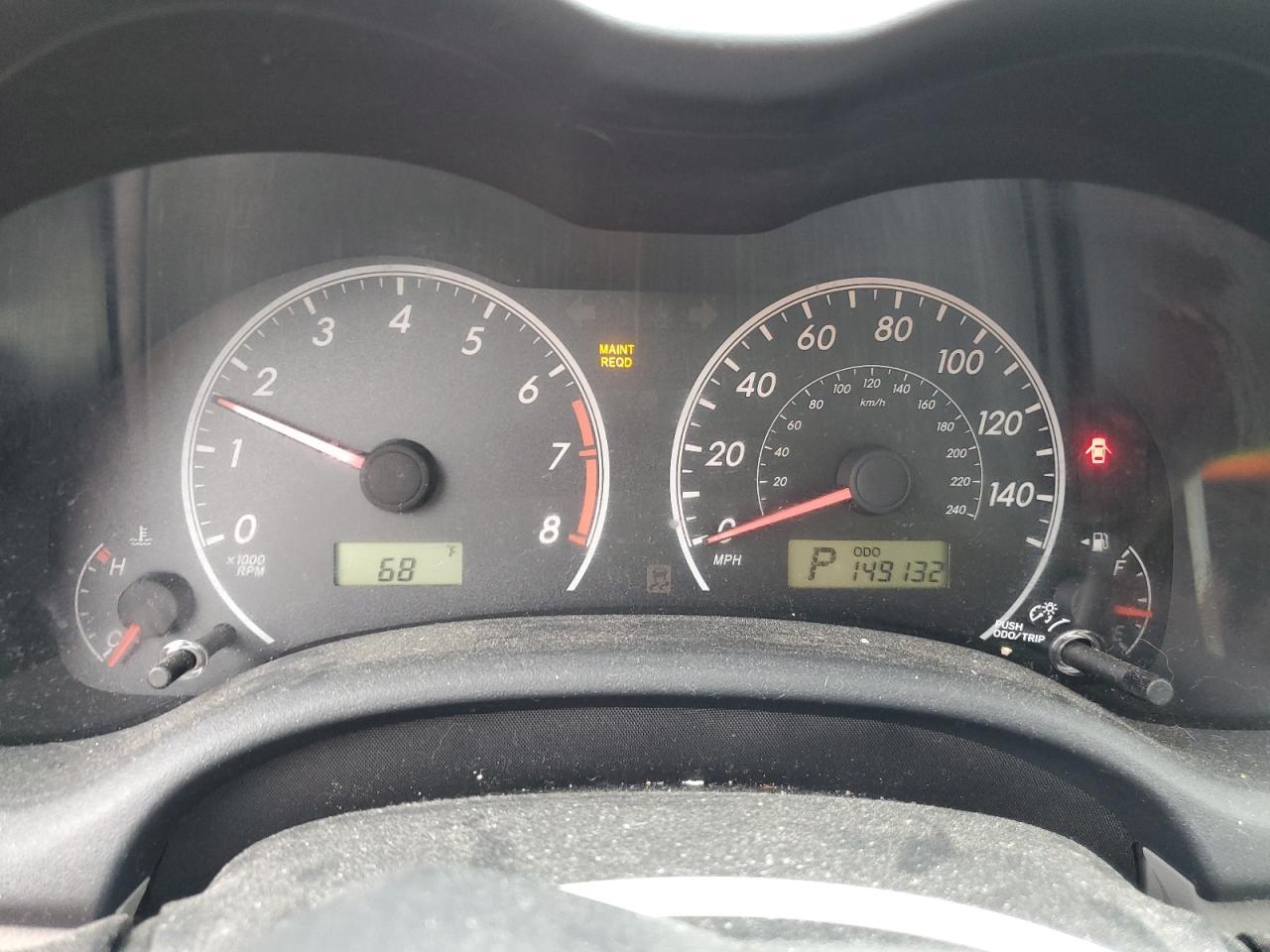 2012 TOYOTA COROLLA