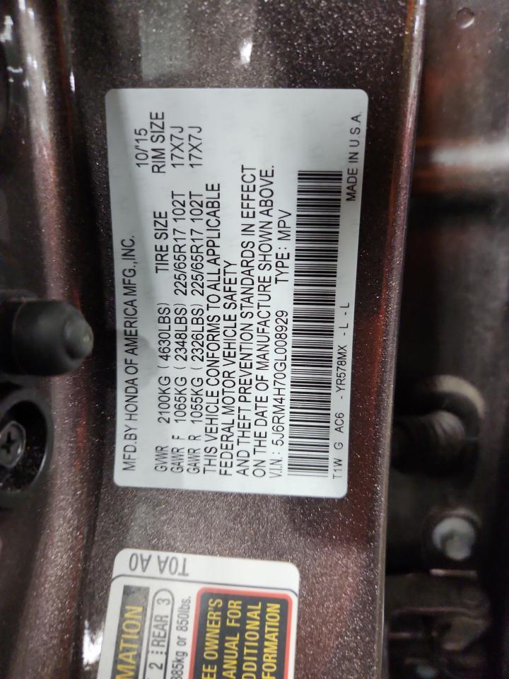 2016 HONDA CR-V