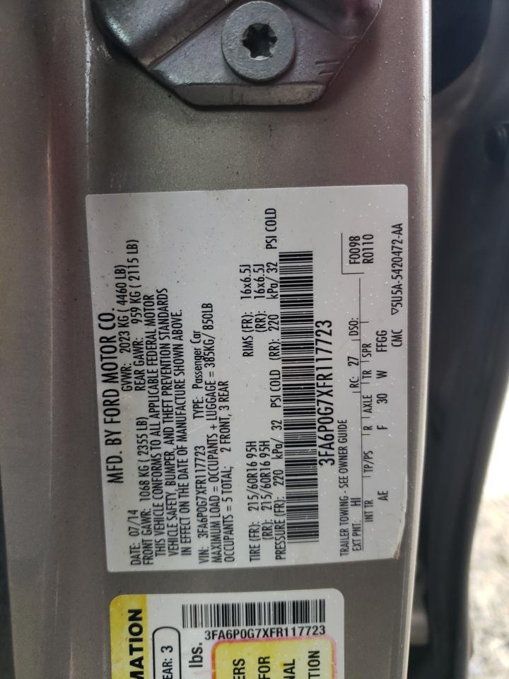2015 FORD FUSION