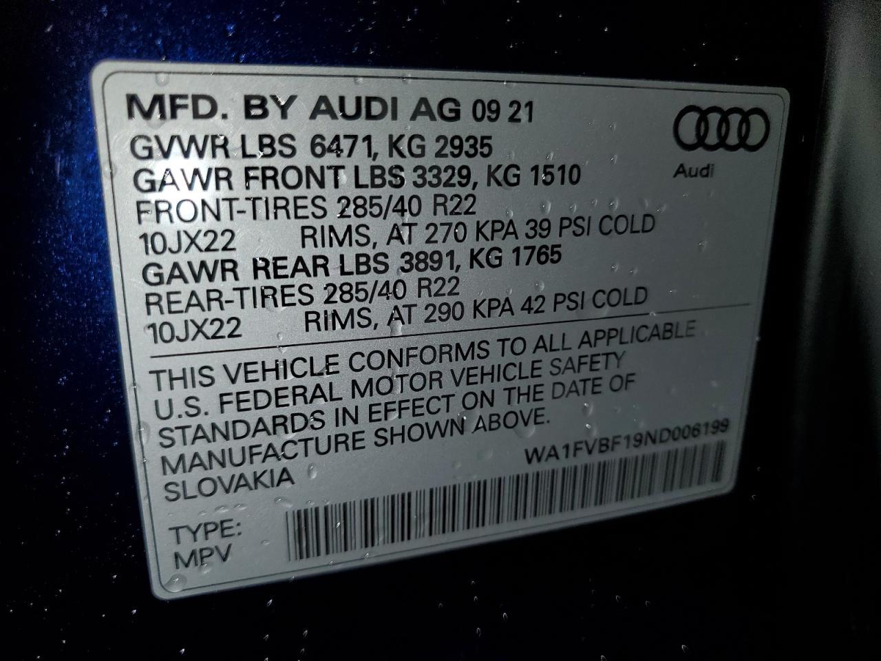 2022 AUDI Q8