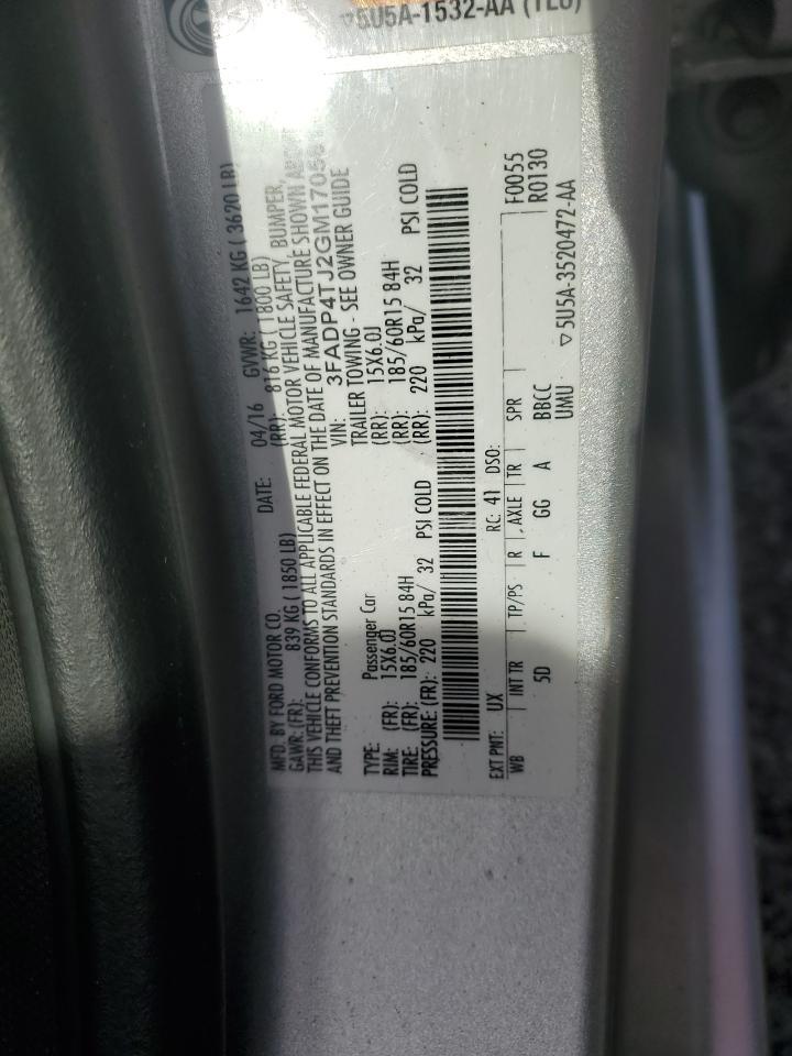 2016 FORD Fiesta