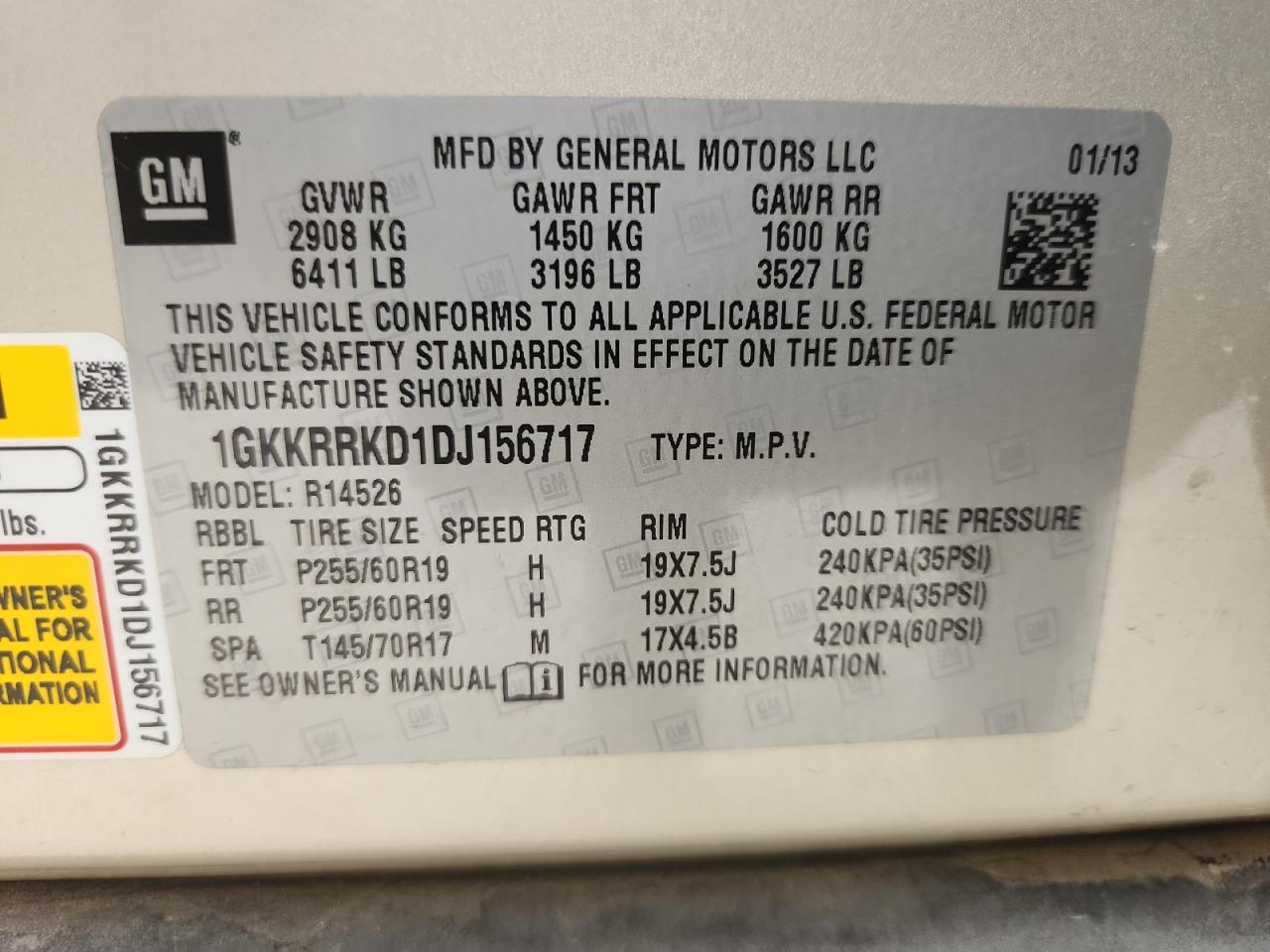 2013 GMC ACADIA