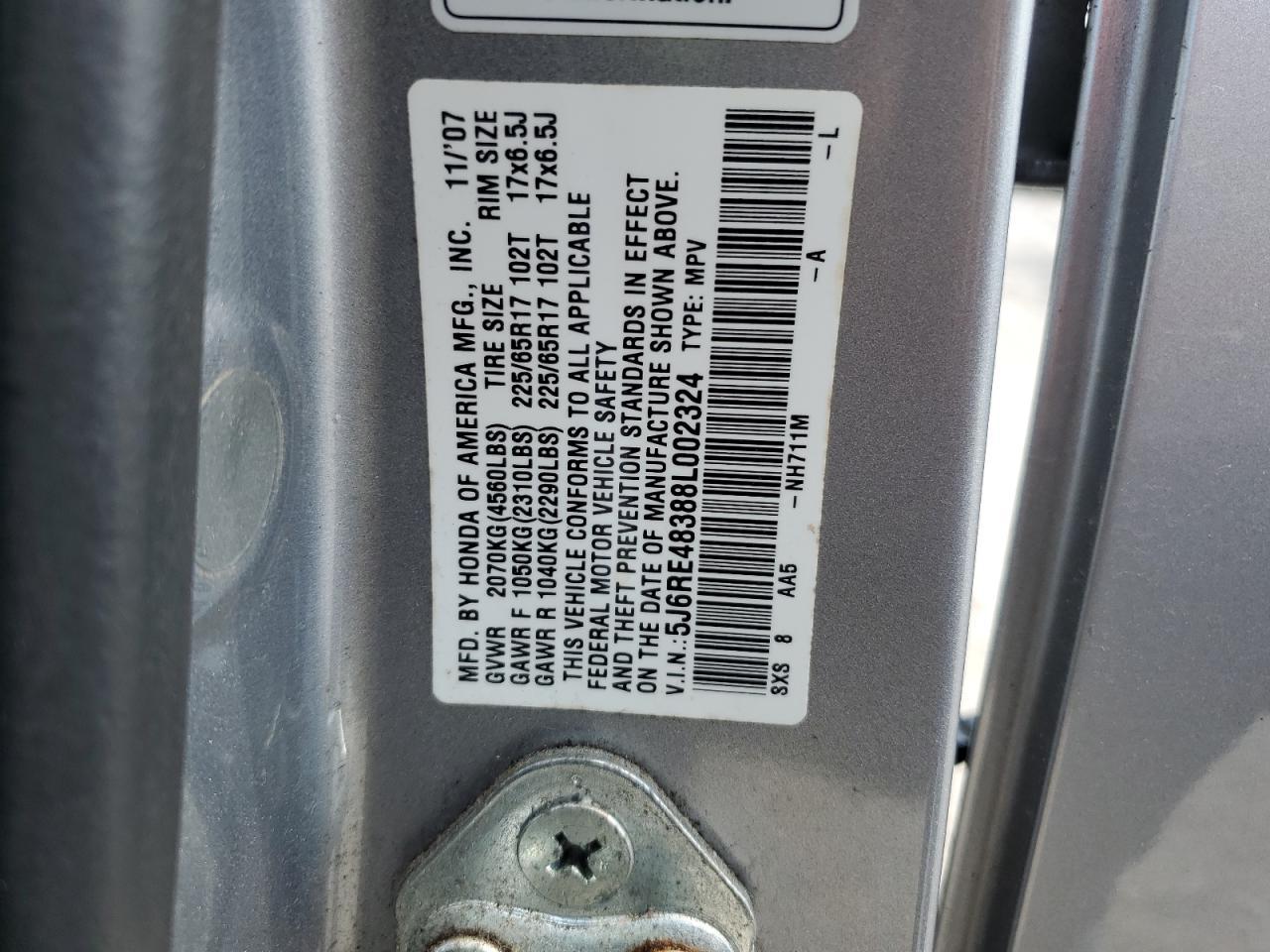 2008 HONDA CR-V