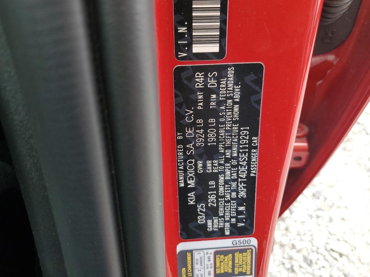 2025 KIA K4