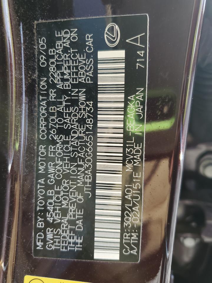 2006 LEXUS ES 330