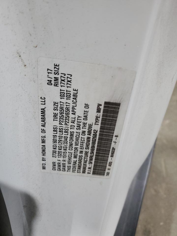 2017 HONDA ODYSSEY