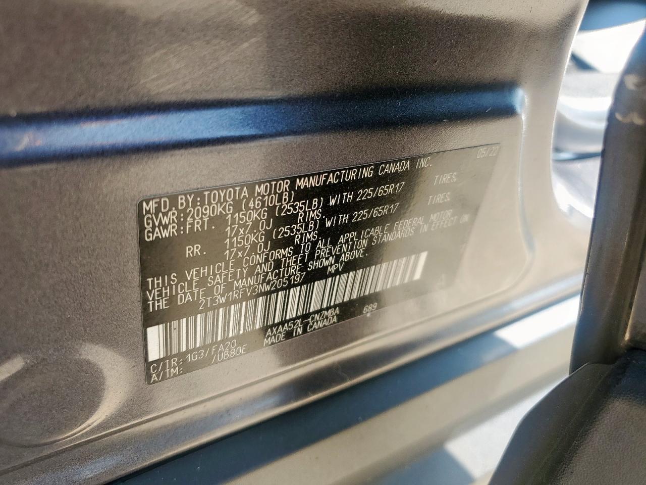 2022 TOYOTA RAV4