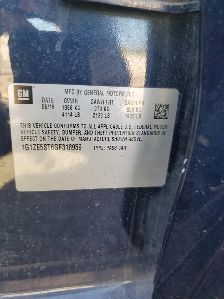 2016 CHEVROLET MALIBU