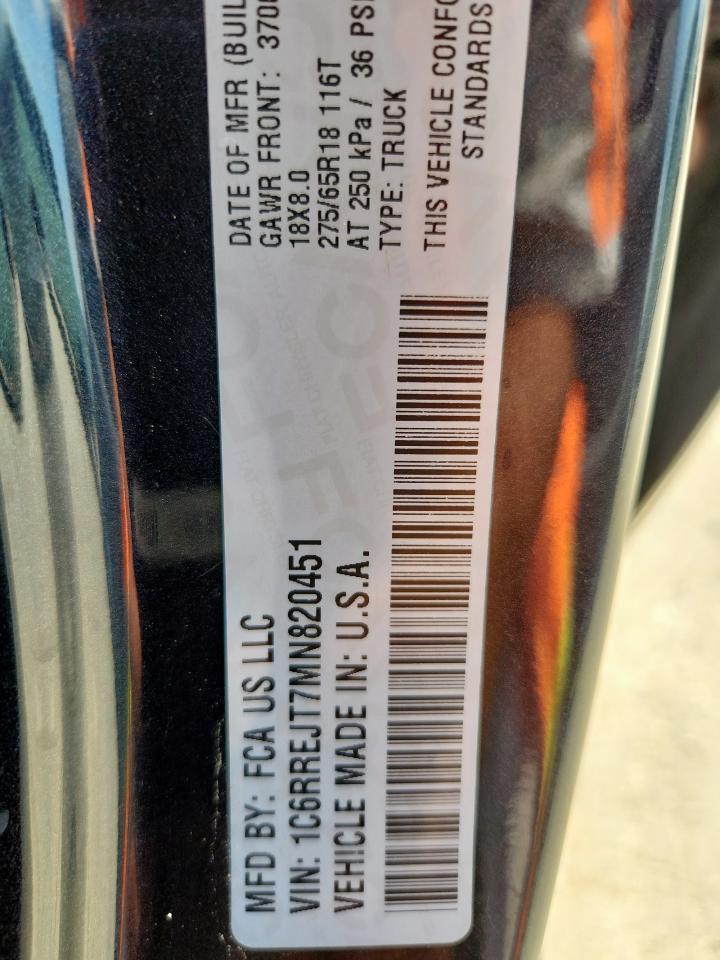 2021 RAM 1500