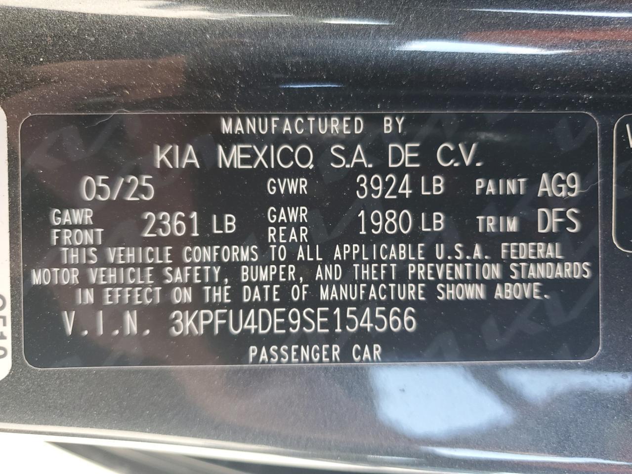 2025 KIA K4