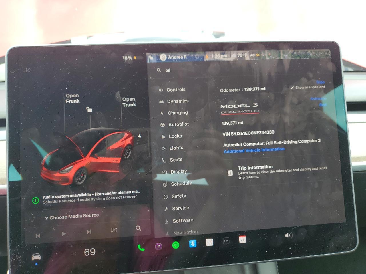 2022 TESLA MODEL 3