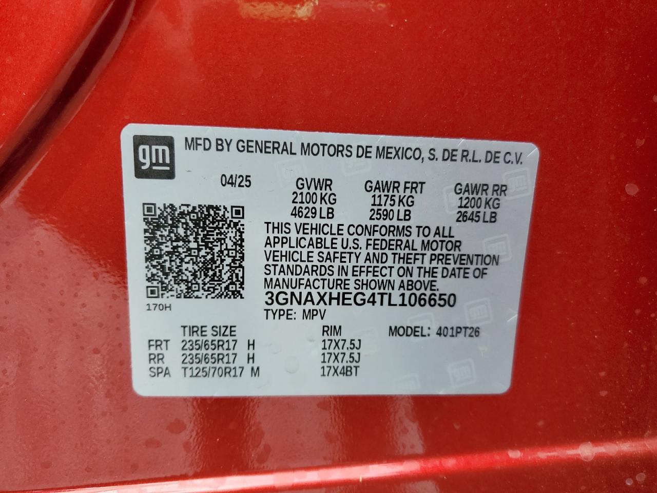 2026 CHEVROLET EQUINOX