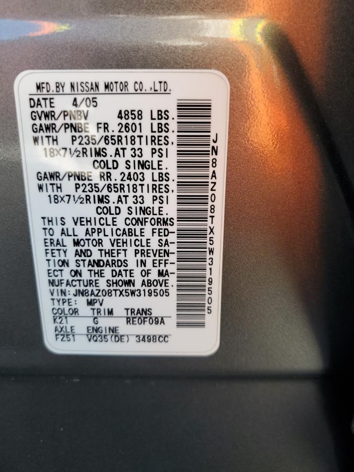 2005 NISSAN MURANO