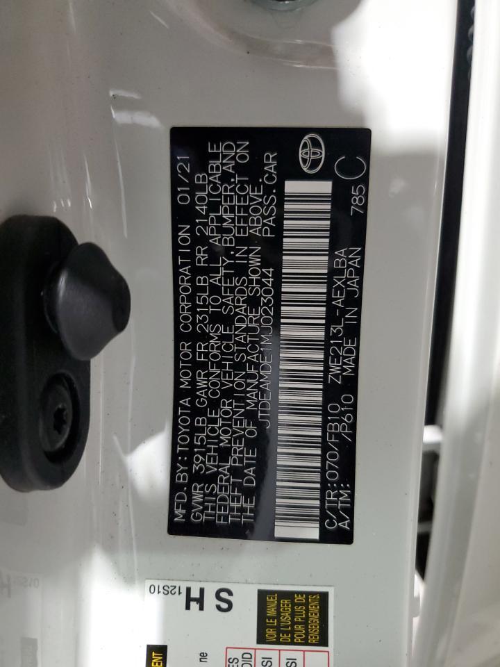 2021 TOYOTA COROLLA