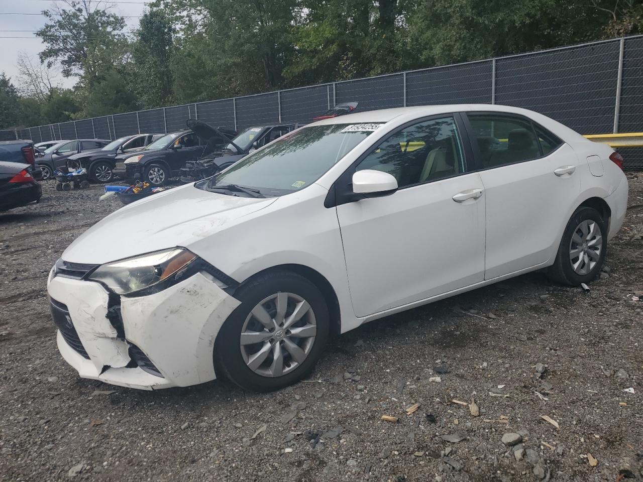 2016 TOYOTA COROLLA
