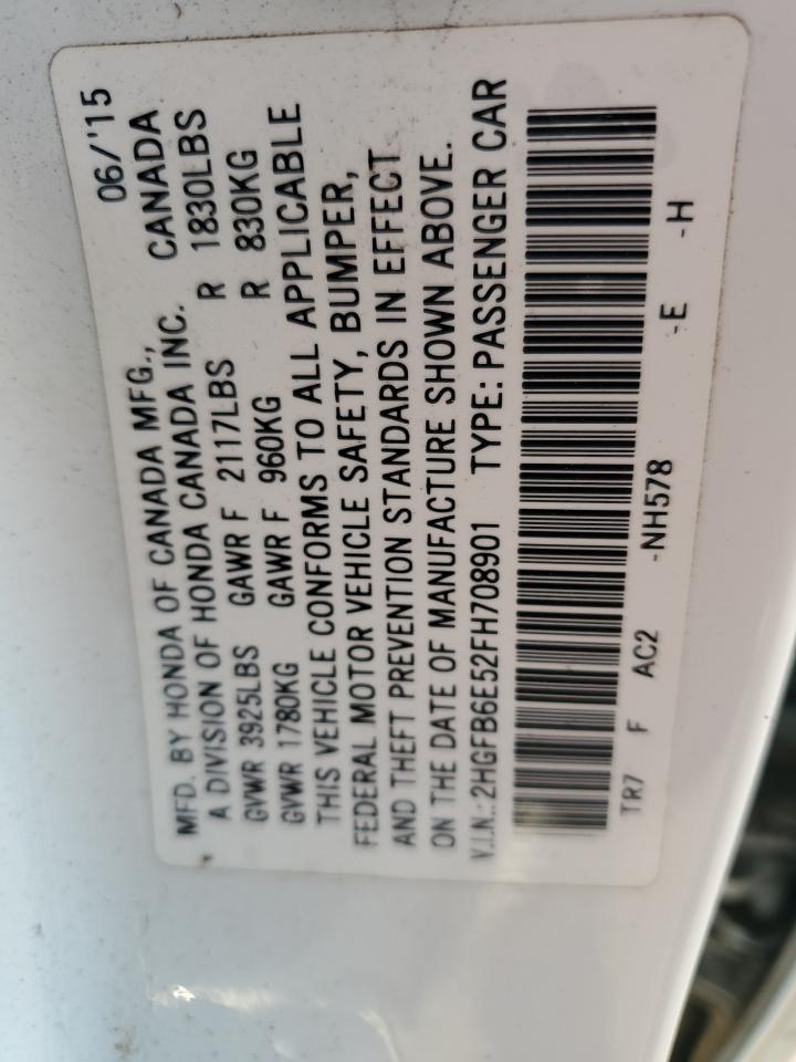 2015 HONDA CIVIC