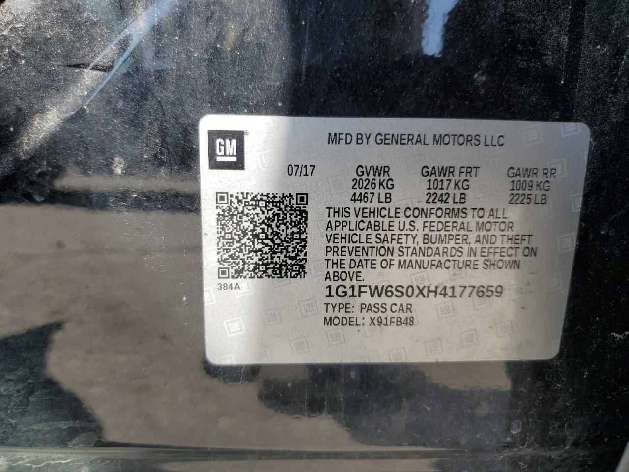 2017 CHEVROLET Bolt EV