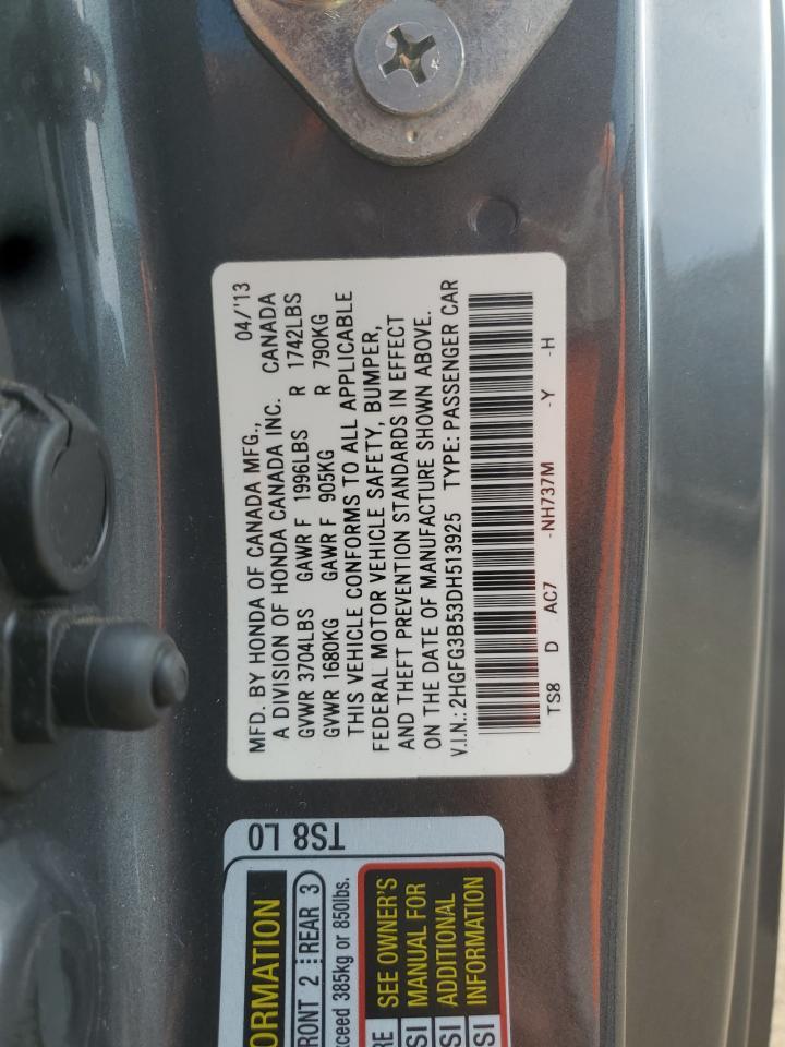 2013 HONDA CIVIC
