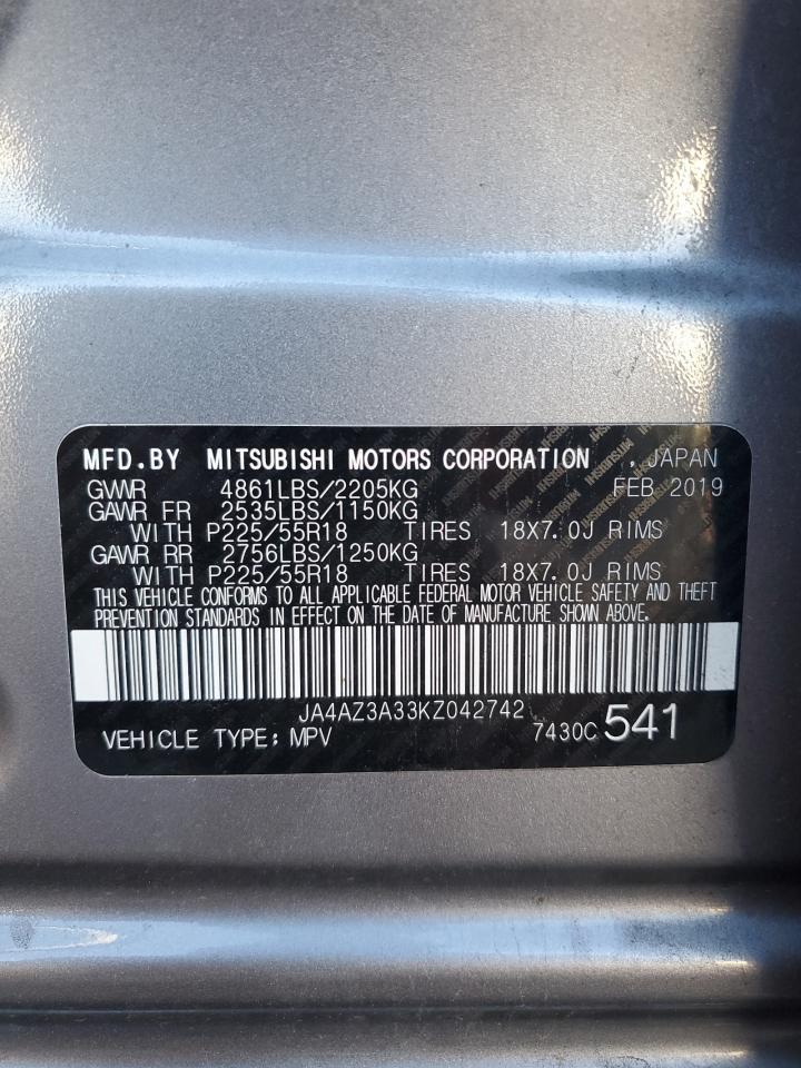 2019 MITSUBISHI outlander