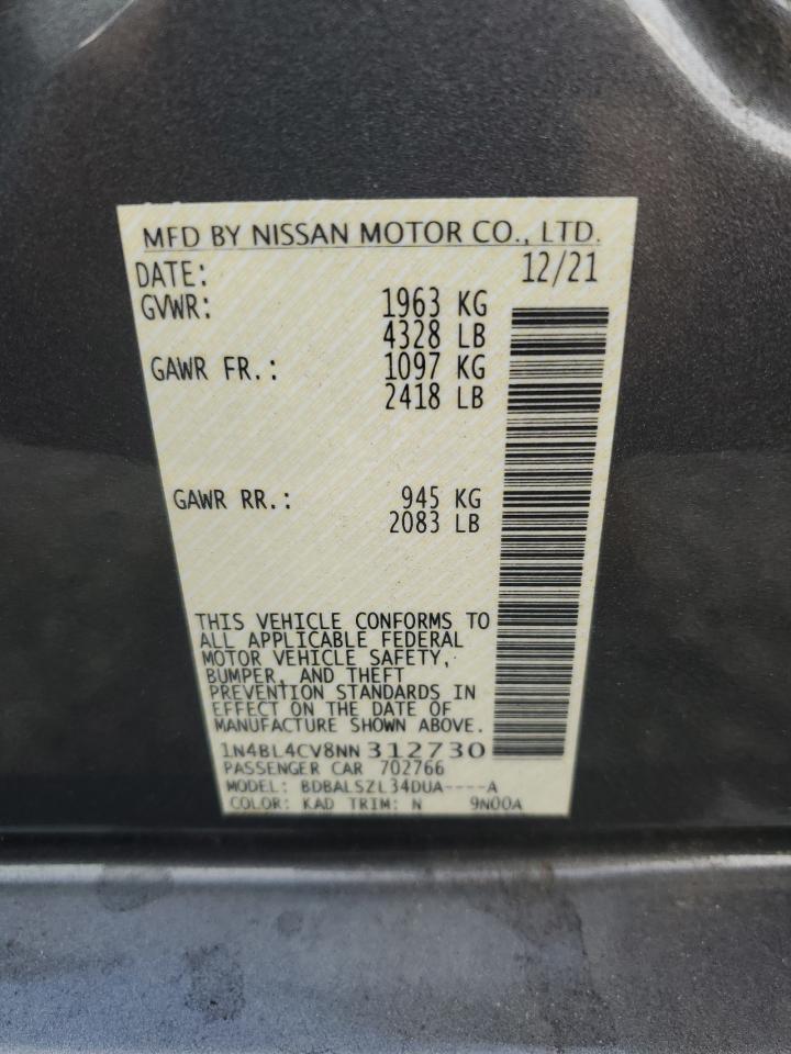 2022 NISSAN ALTIMA
