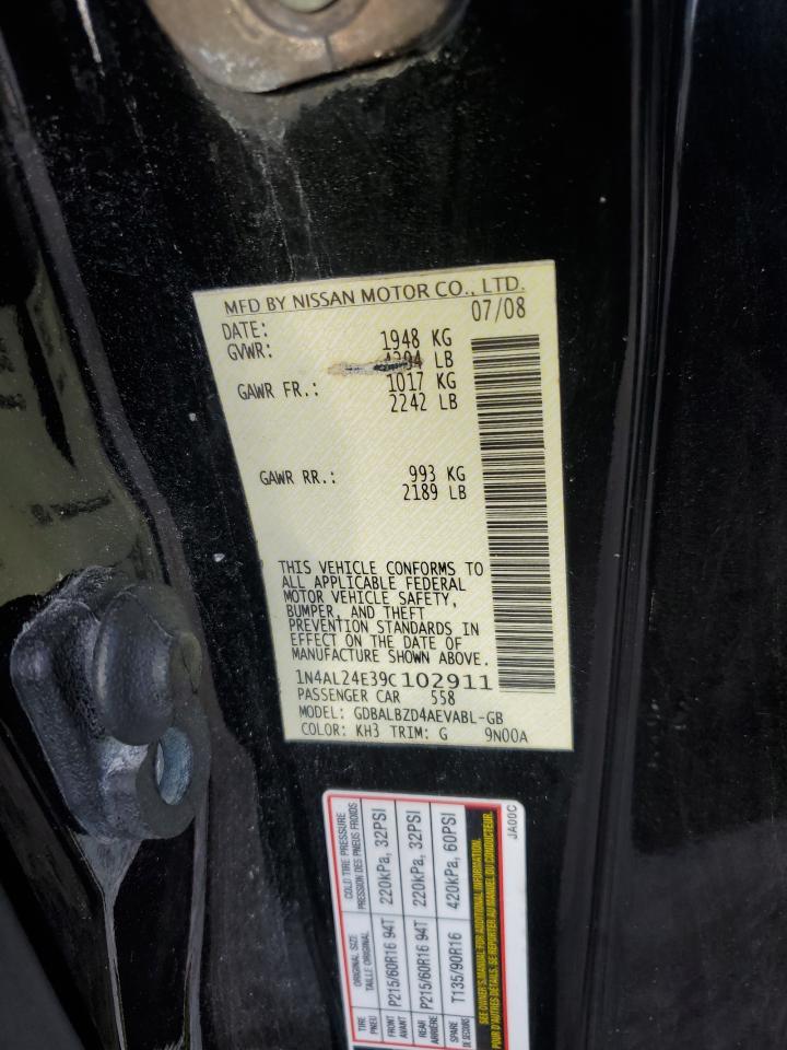 2009 NISSAN ALTIMA
