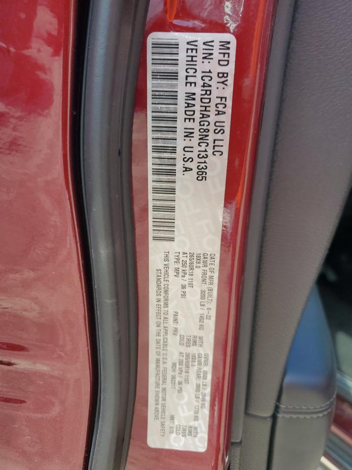2022 DODGE DURANGO