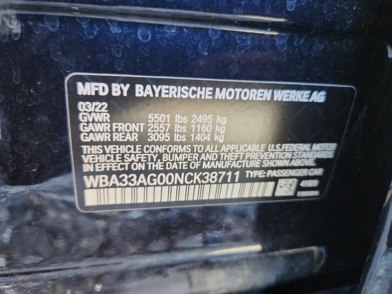 2022 BMW 5 series