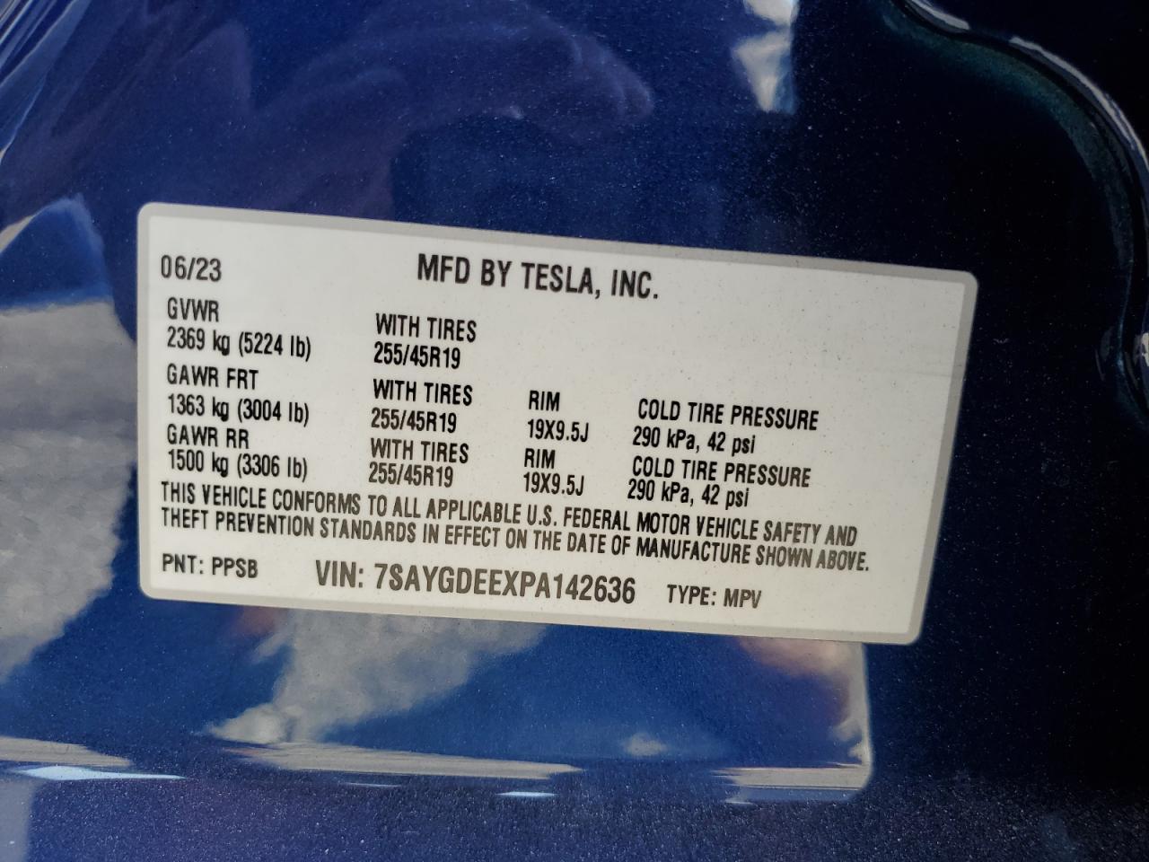 2023 TESLA MODEL Y
