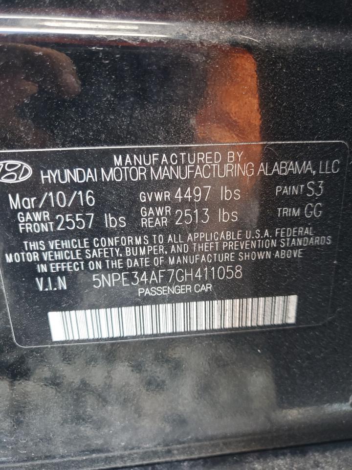 2016 HYUNDAI SONATA