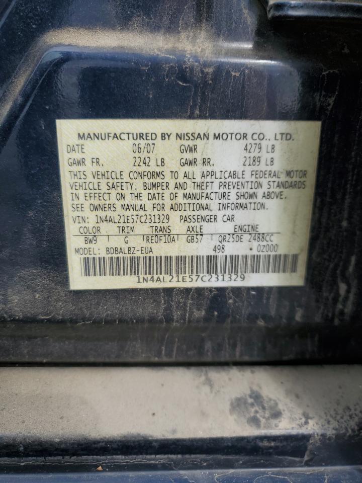 2007 NISSAN ALTIMA