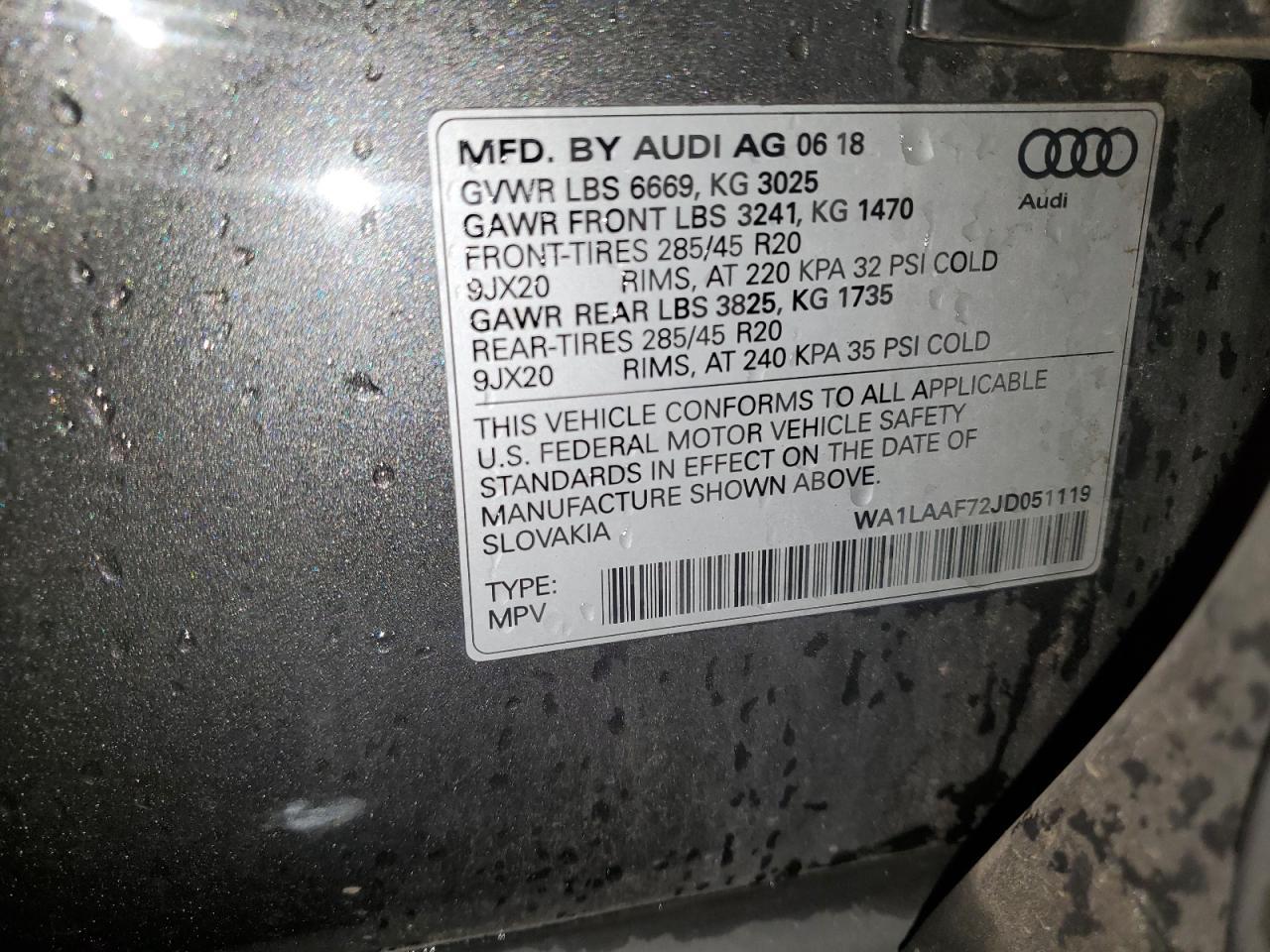 2018 AUDI Q7