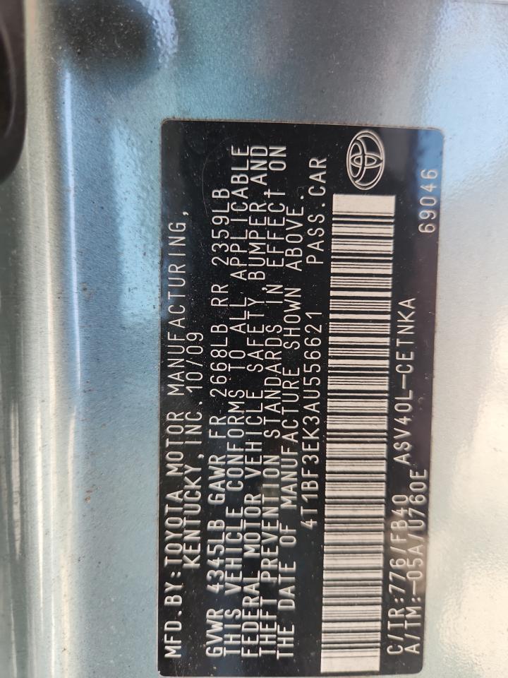 2010 TOYOTA CAMRY
