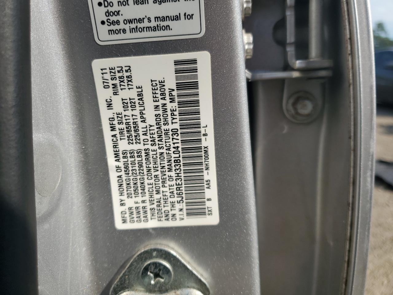 2011 HONDA CR-V