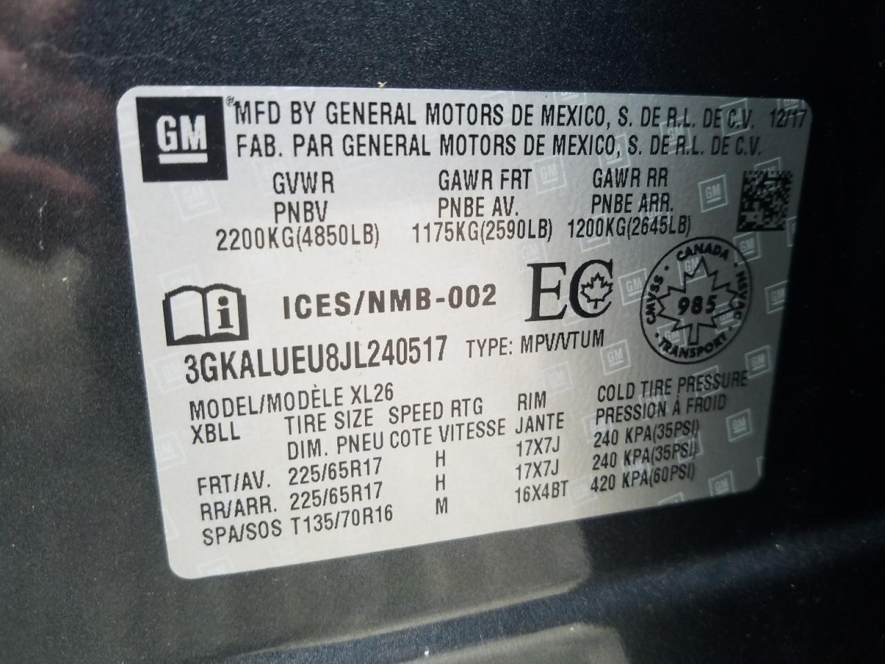 2018 GMC Terrain