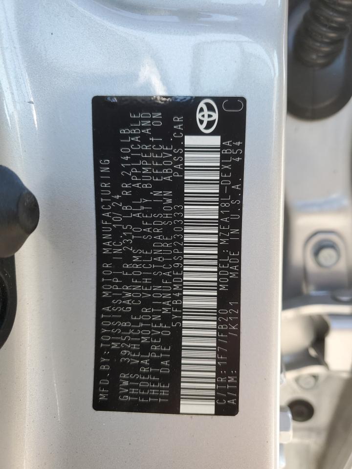 2025 TOYOTA COROLLA
