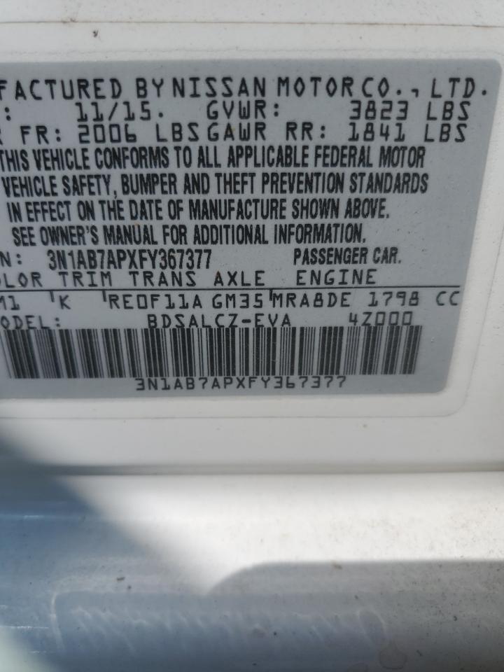 2015 NISSAN SENTRA