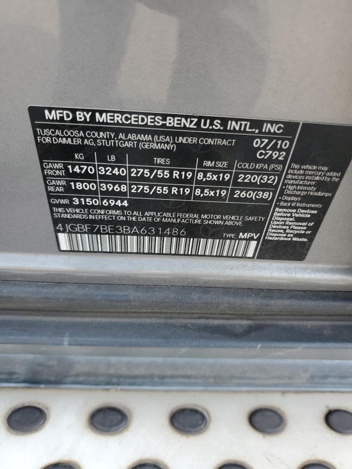 2011 MERCEDES-BENZ GL-Class
