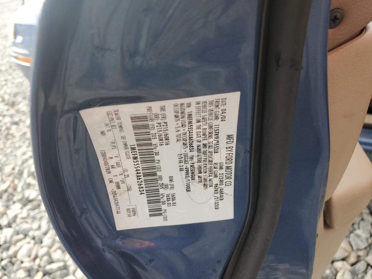 2004 MERCURY Sable