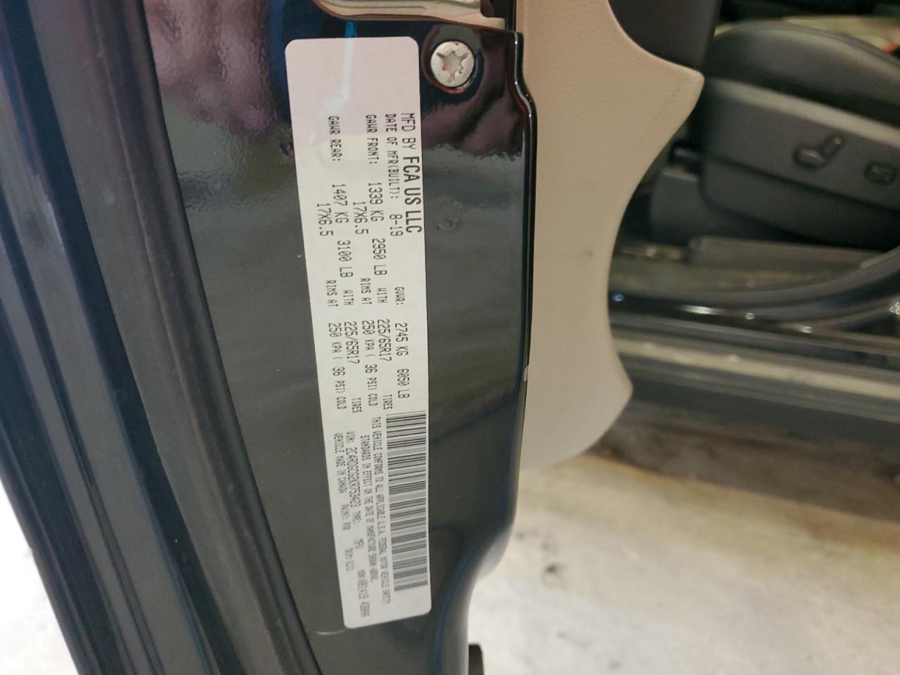 2019 DODGE GRAND CARAVAN